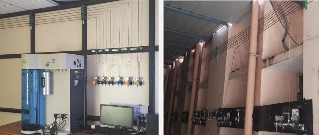 CIMFR Lab and the gas loading station