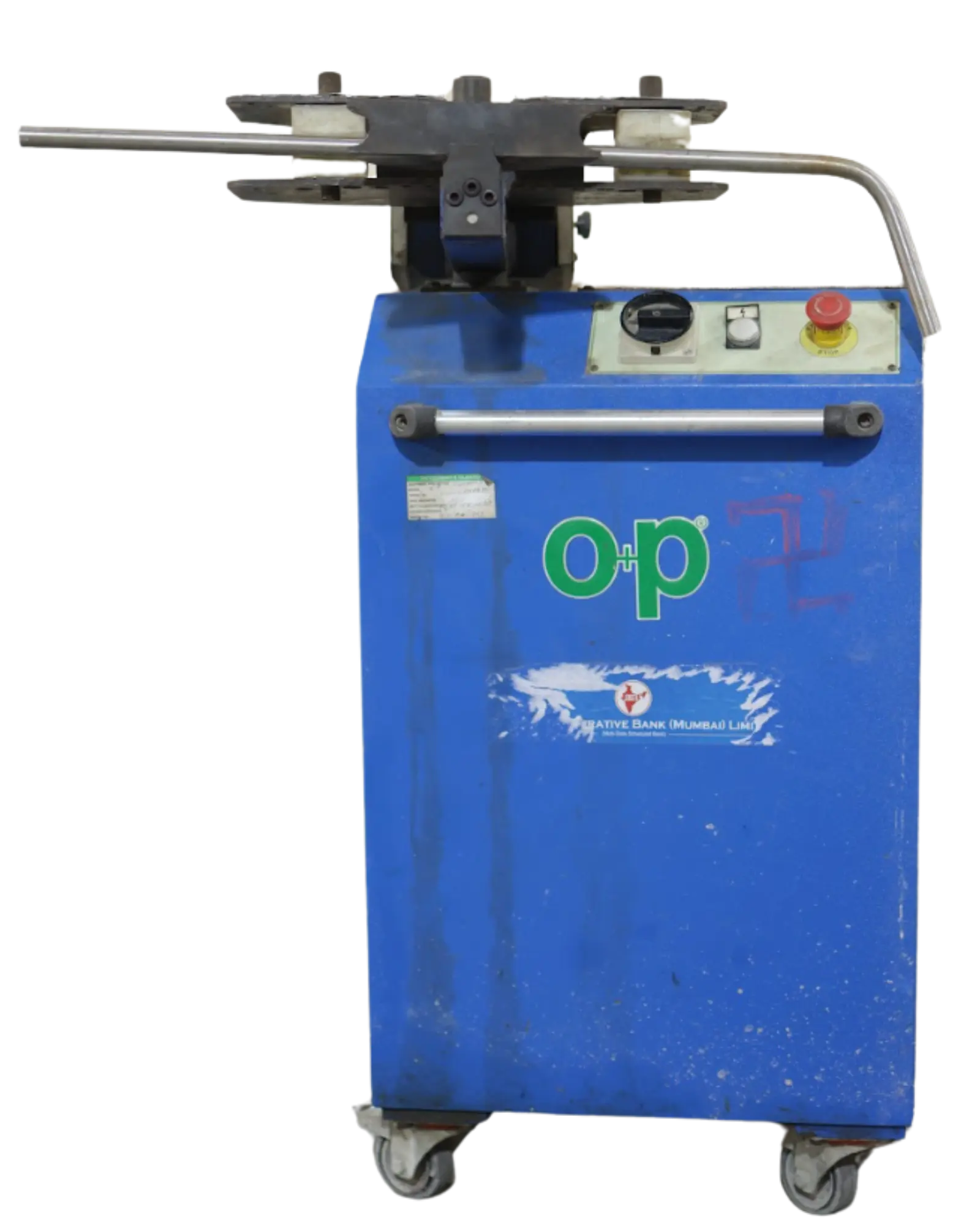 O+P tube bending machine which bends tube from 6mm to 42 mm